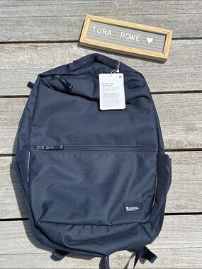 Lululemon Double Zip Backpack true navy blue OS NWT Travel Gym Laptop Bag $98